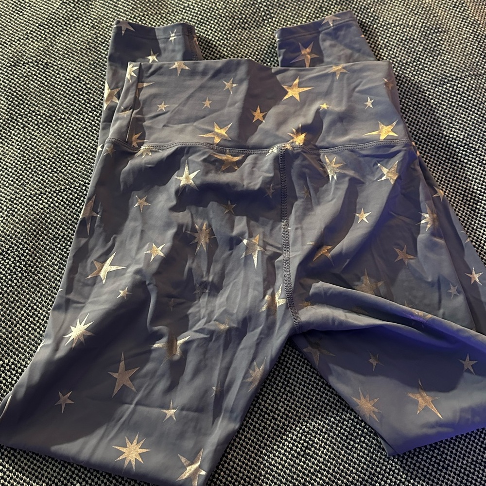 Beach Riot Blue Starry Leggings